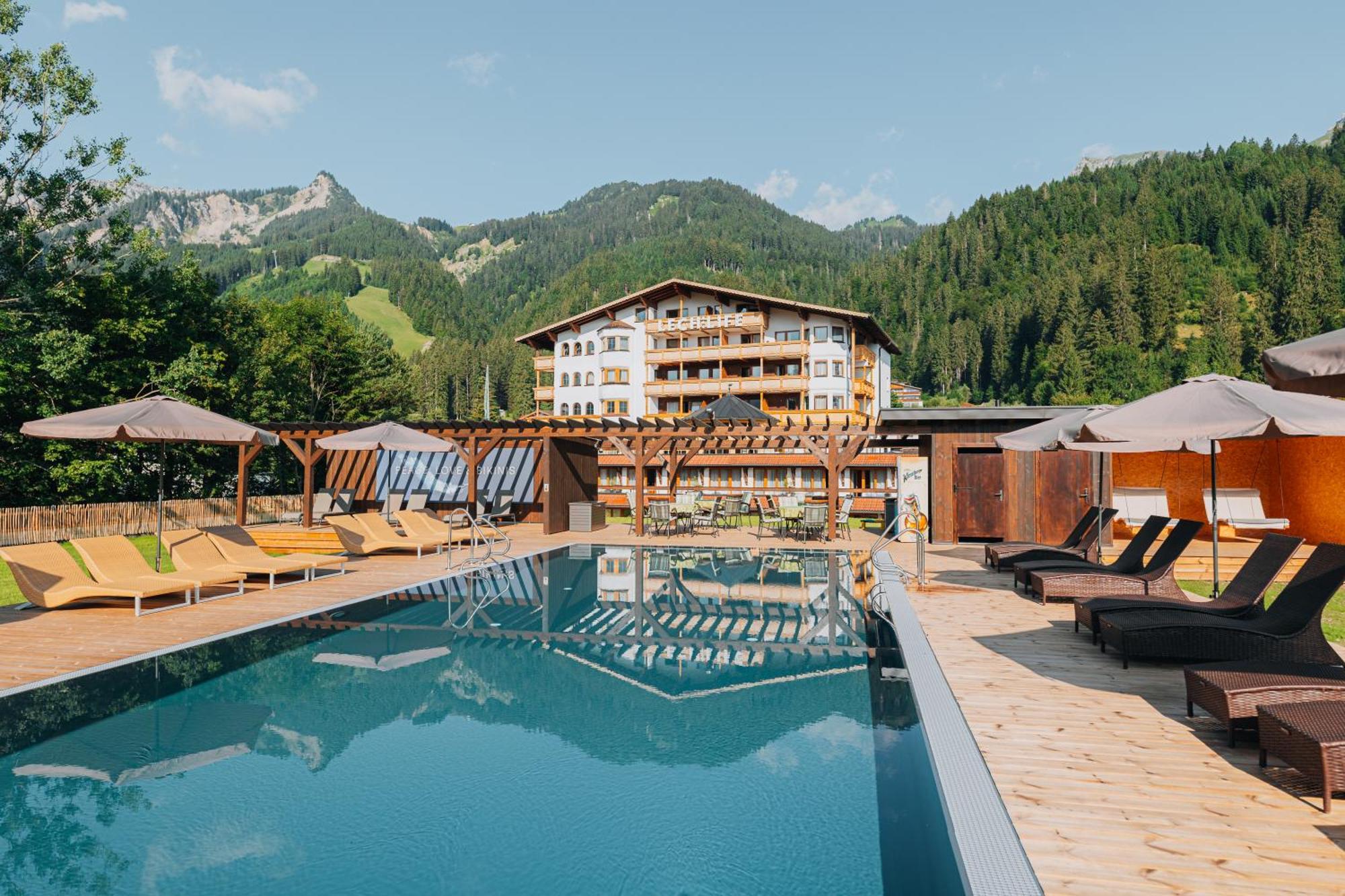 Lechlife Travelhouse Aparthotel Reuthe Buitenkant foto