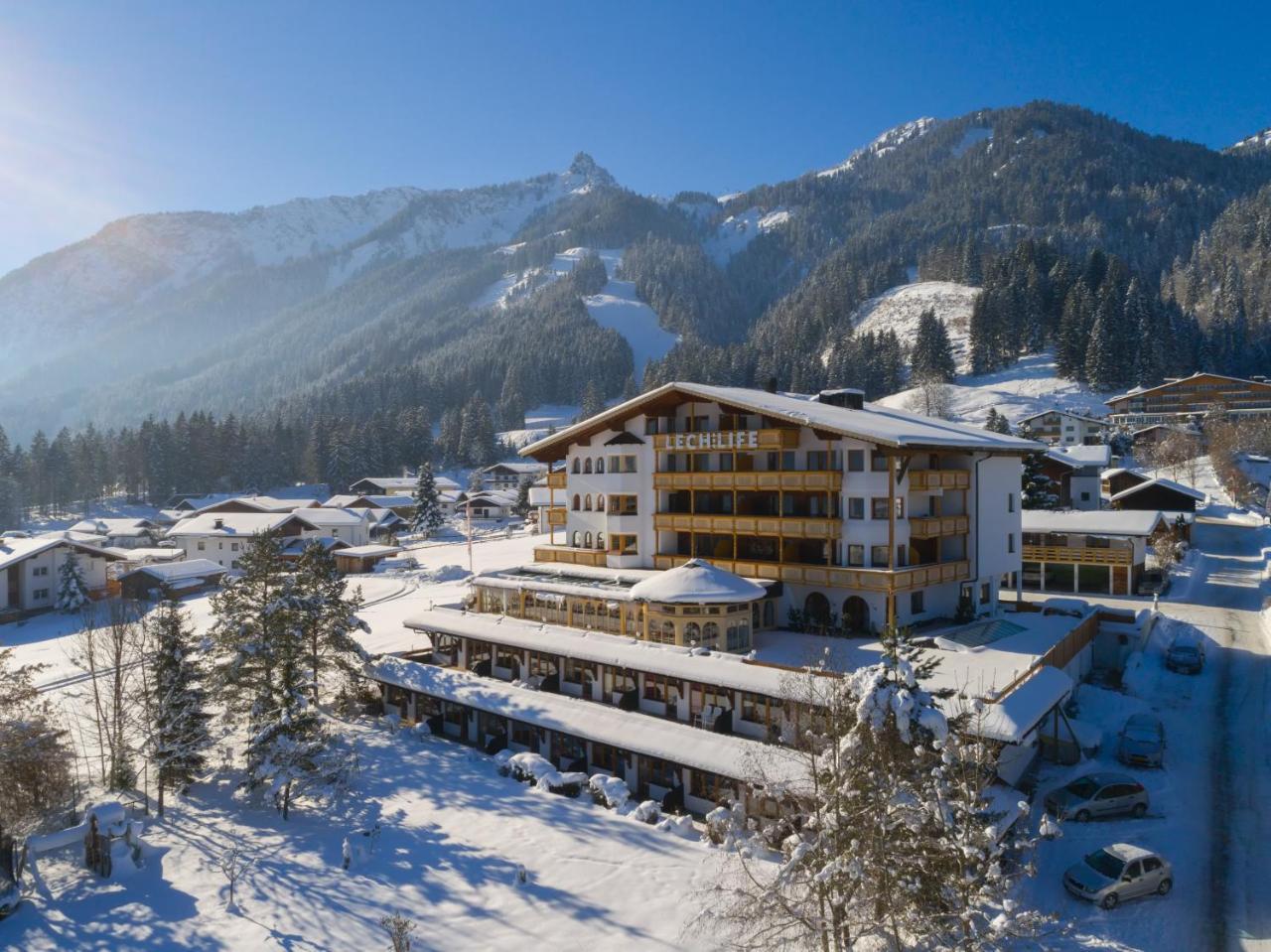 Lechlife Travelhouse Aparthotel Reuthe Buitenkant foto